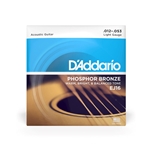 D'Addario EJ16 Light Gauge Phosphor Bronze Acoustic Guitar Strings 12-53