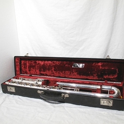 1960's Gebruder Moenning Bros. Bass Flute