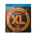 D'Addario EXL160S Nickel Wound Medium Gauge Short Scale Electric Bass Strings 50-105