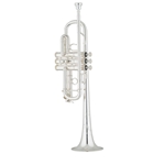 Shires STRQ13S "C" Trumpet Silver plated