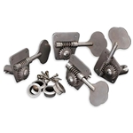 Allparts Gotoh 4-Inline Aged Open Gear Nickel Bass Tuners