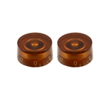 Allparts Vintage Amber Speed Knobs (2)