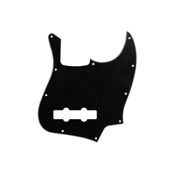 Allparts PG-0755-033 Pickguard for Jazz Bass® - Black 3-ply (B/W/B) .090